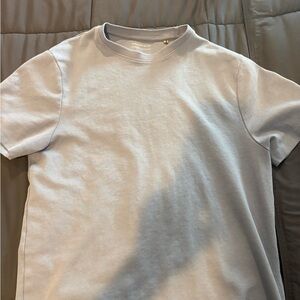 Banana Republic Light Blue Men's Short Sleeve Tee